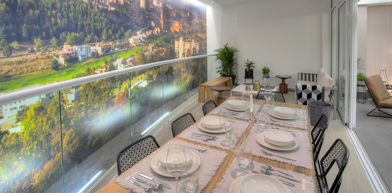 Departamento En Venta En Bosque Real Con Vista Al Campo De Golf