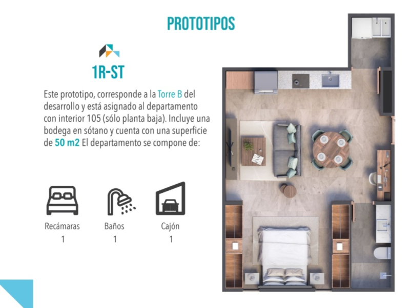Departamentos En Venta En Colonia Moderna De 1 , 2 Y 3 Recámaras
