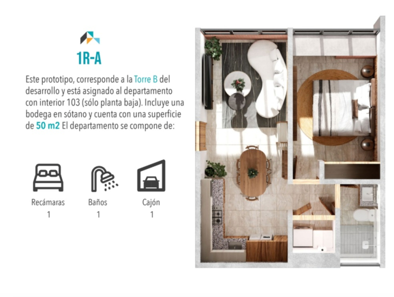 Departamentos En Venta En Colonia Moderna De 1 , 2 Y 3 Recámaras