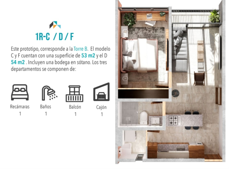 Departamentos En Venta En Colonia Moderna De 1 , 2 Y 3 Recámaras
