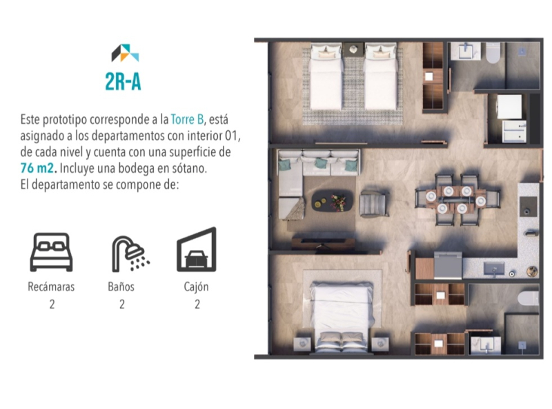 Departamentos En Venta En Colonia Moderna De 1 , 2 Y 3 Recámaras