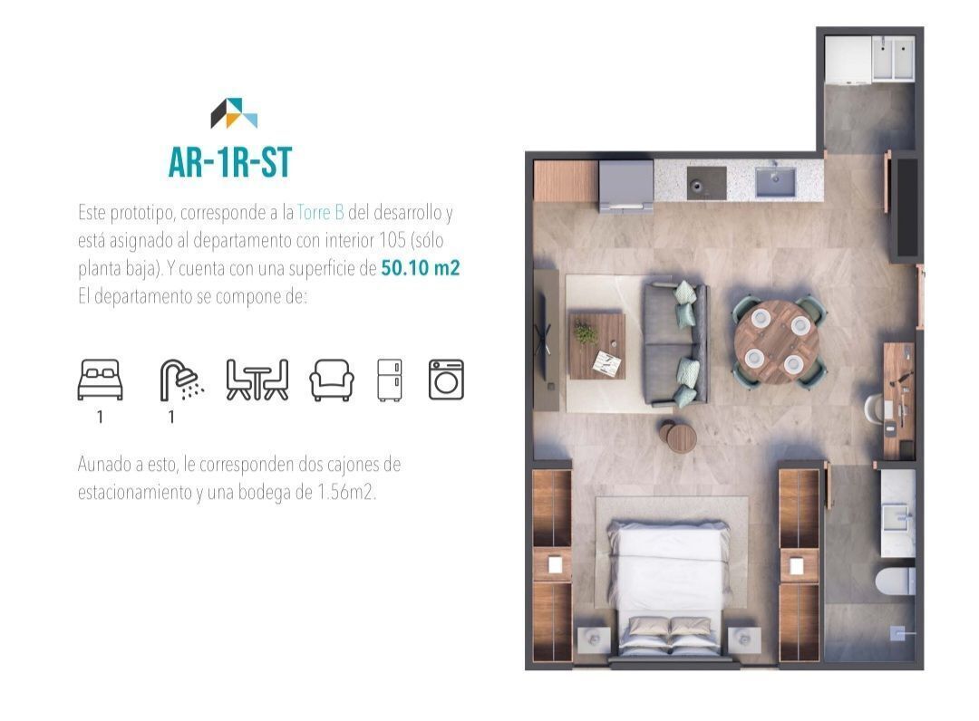 Departamentos En Preventa En Colonia Moderna De 1 , 2 Y 3 Recámaras
