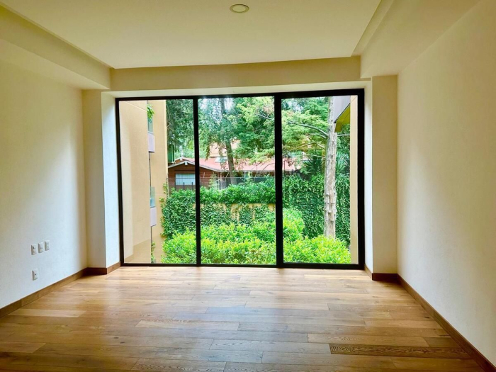 venta departamento planta jardín en vista hermosa