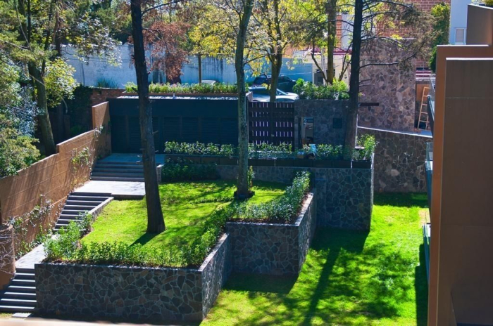 venta departamento planta jardín en vista hermosa