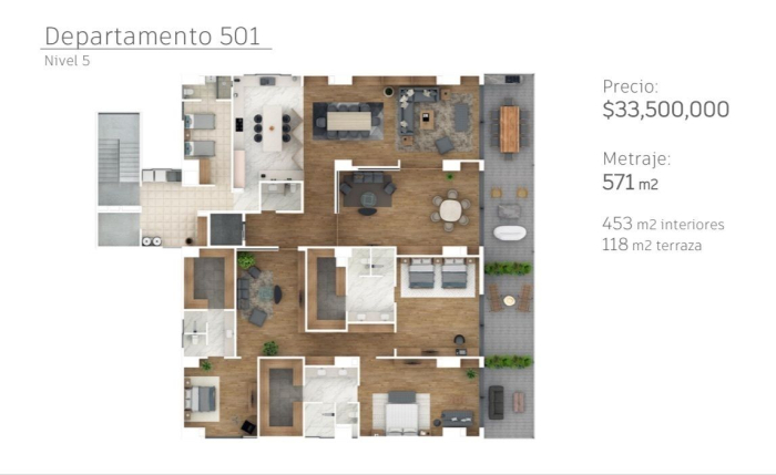 venta departamento en lomas de vista hermosa