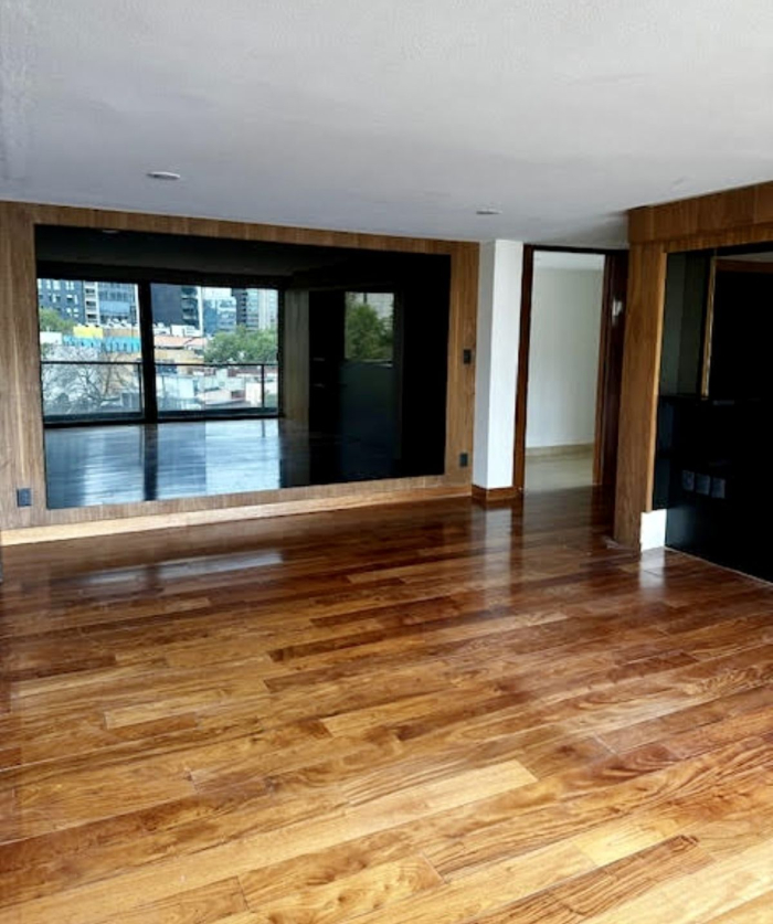 muy buen departamento en renta frente al parque lincoln