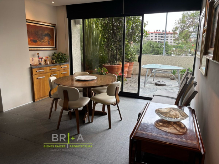 Departamento en venta con terraza lomas de Chapultepec