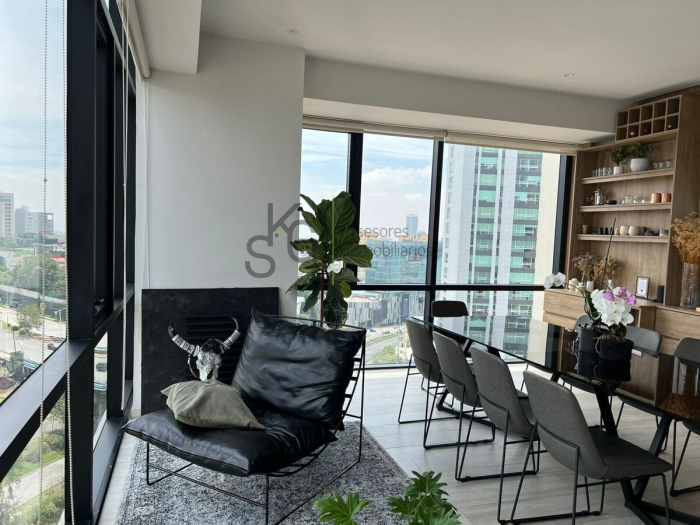 departamento con terraza en venta en en cosmocrat interlomas