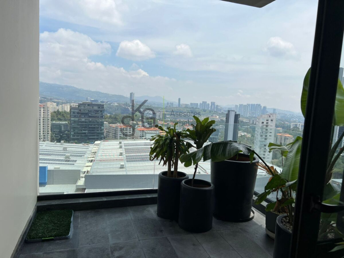 departamento con terraza en venta en en cosmocrat interlomas