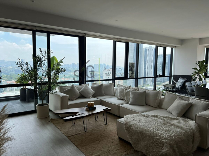 departamento con terraza en venta en en cosmocrat interlomas