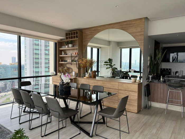 departamento con terraza en venta en en cosmocrat interlomas