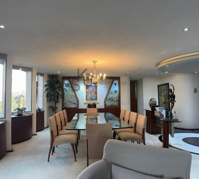 departamento en venta en sierra vertientes, lomas de chapultepec