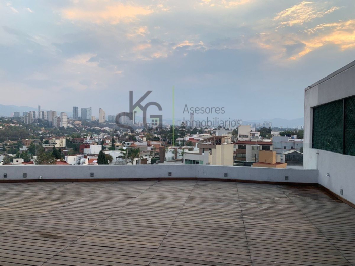 departamento con roof garden privado y tecnología intel en lomas de tecamachalco