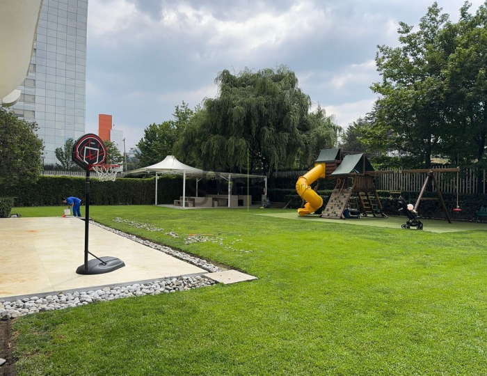 SE RENTA �?? DEPARTAMENTO AMUEBLADO EN AV. SANTA FE 455  Ubicación privilegiada: A