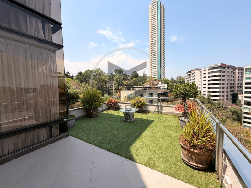 departamento en renta en lomas de vista hermosa, bosques de las lomas