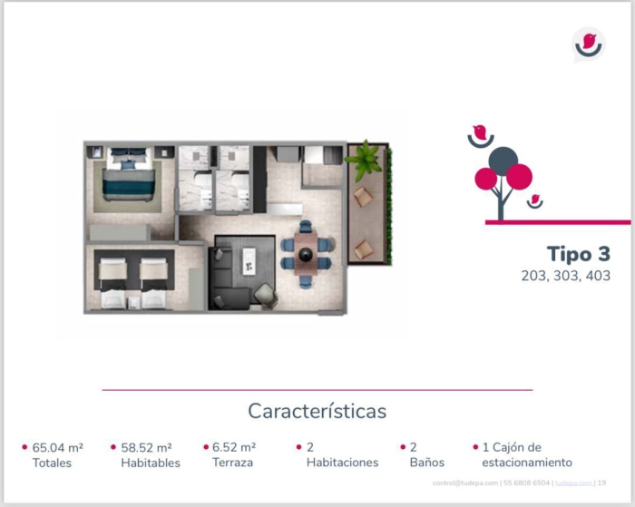 venta de departamentos - monterrey, roma sur