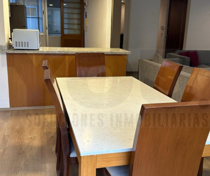 renta departamento amueblado con balcón en polanco