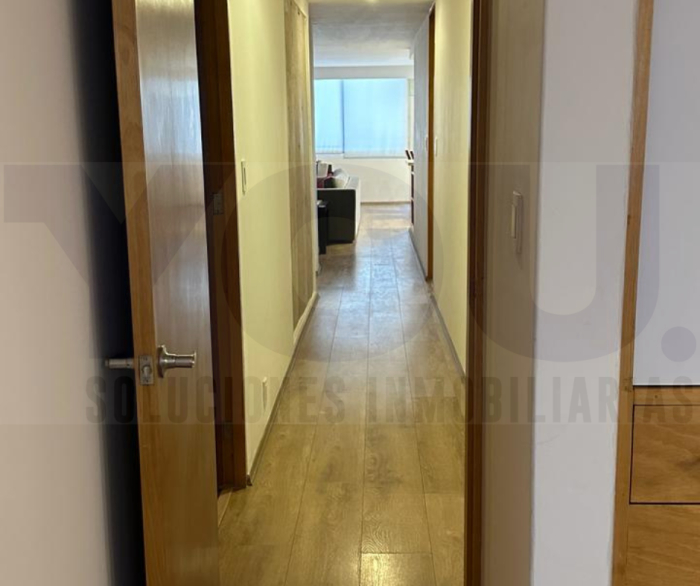 renta departamento amueblado con balcón en polanco