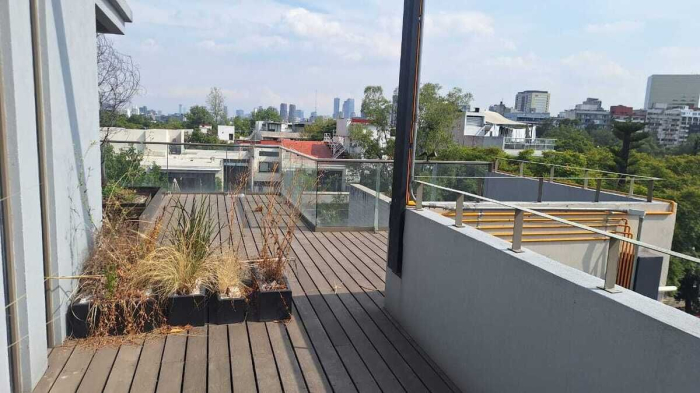departamento ph en venta, polanco, roof garden privado
