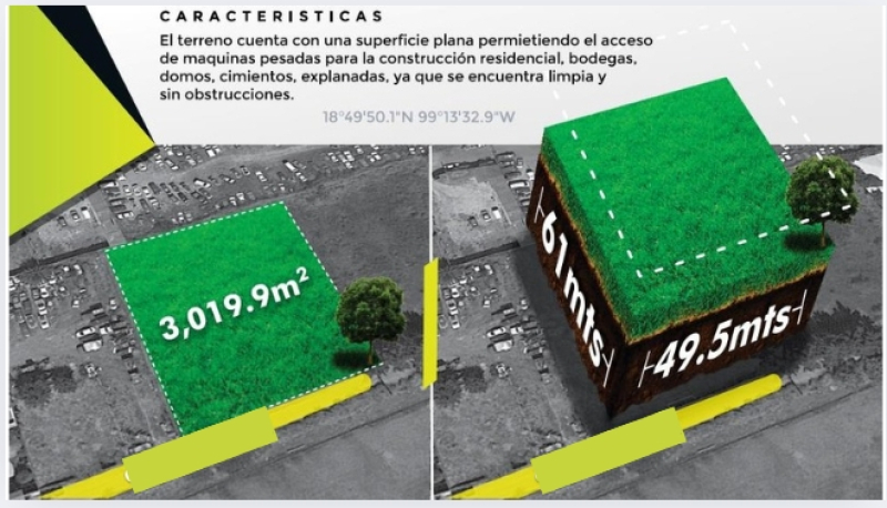 terreno en venta en temixco centro