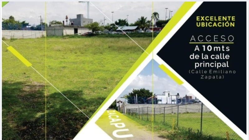 terreno en venta en temixco centro