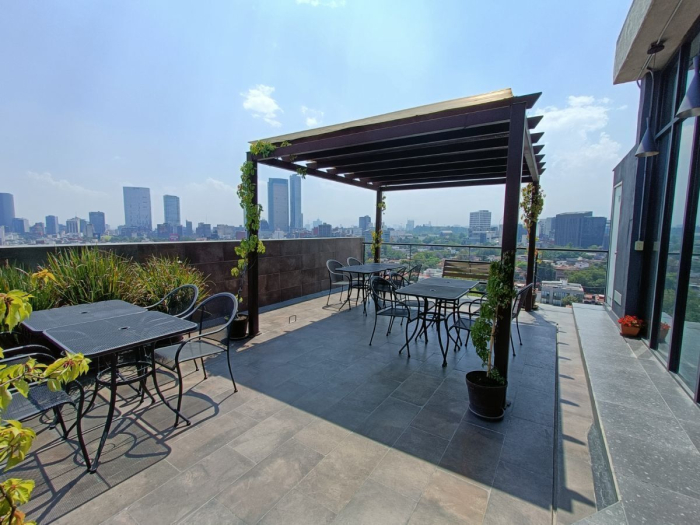 oficina en renta, polanco, anzures, con roof garden