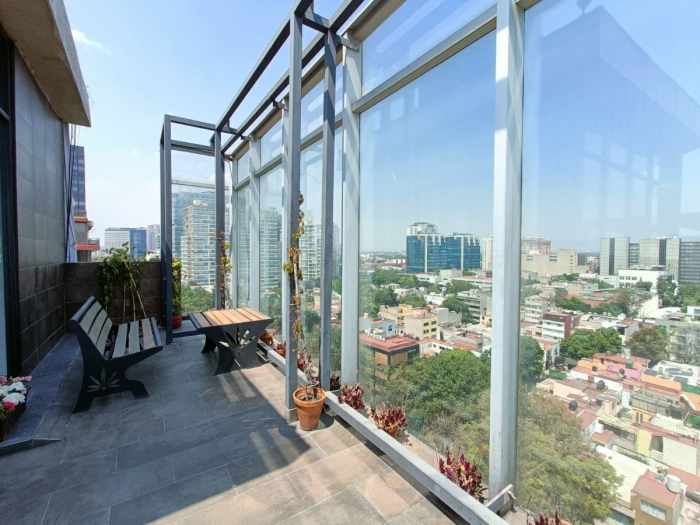 oficina en renta, polanco, anzures, con roof garden
