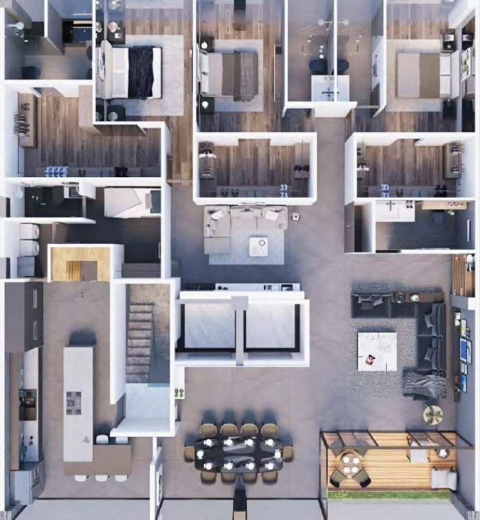 departamento nuevo con terraza, tecamachalco
