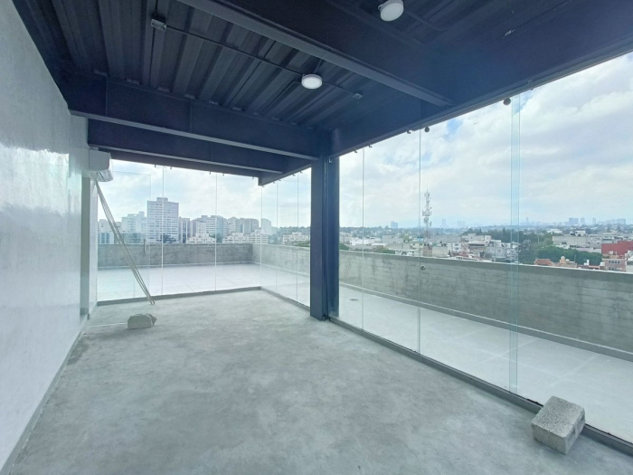 departamento nuevo con terraza, tecamachalco