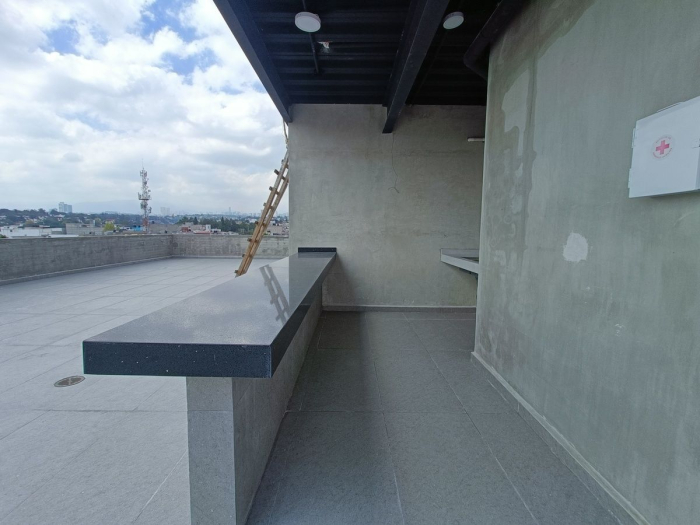 departamento nuevo con terraza, tecamachalco