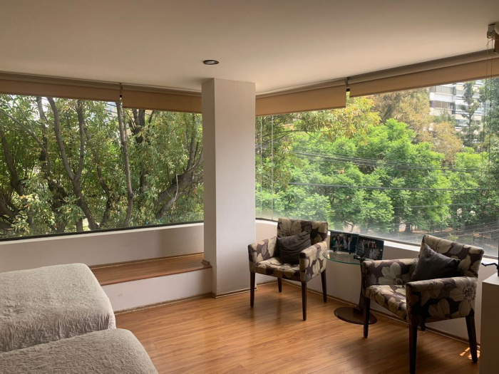 venta departamento con balcon en ciceron, polanco