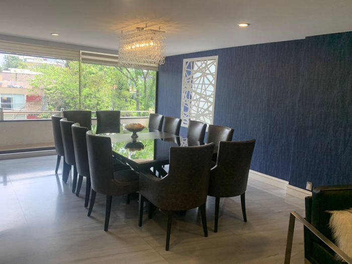 venta departamento con balcon en ciceron, polanco