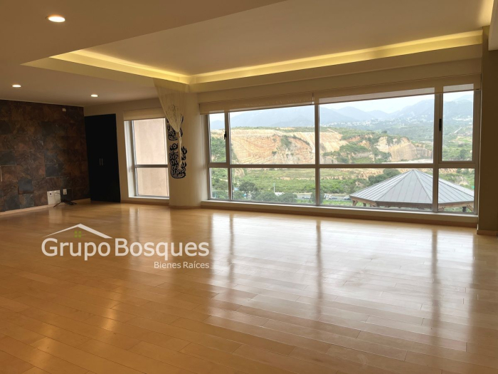 departamento en renta en  sayabes, bosque real  huixquilucan