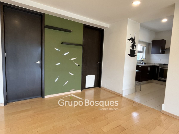 departamento en renta en  sayabes, bosque real  huixquilucan