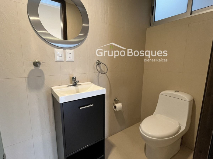 departamento en renta en  sayabes, bosque real  huixquilucan