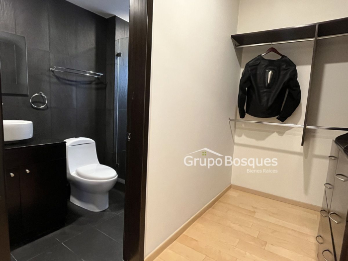 departamento en renta en  sayabes, bosque real  huixquilucan