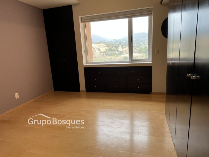 departamento en renta en  sayabes, bosque real  huixquilucan
