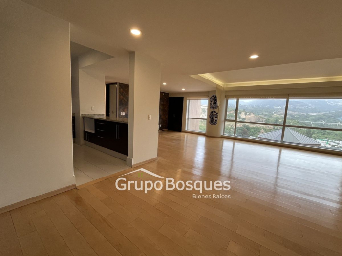 departamento en renta en  sayabes, bosque real  huixquilucan