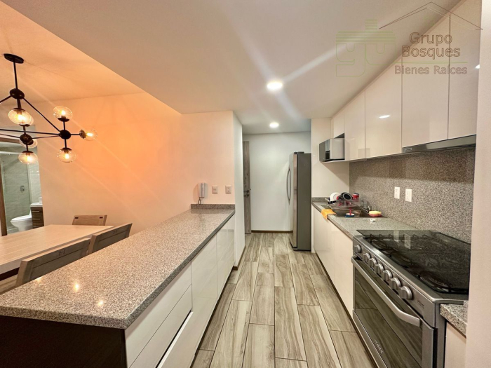 departamento en renta en torre morat bosque real.