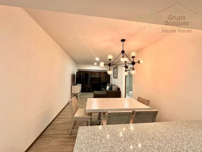 departamento en renta en torre morat bosque real.
