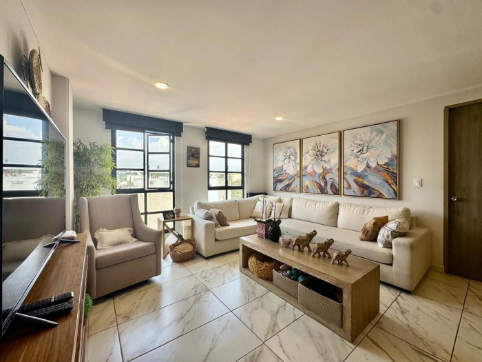 magnifico departamento amueblado en renta - lomas manuel ávila camacho