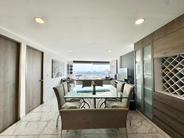 magnifico departamento amueblado en renta - lomas manuel ávila camacho