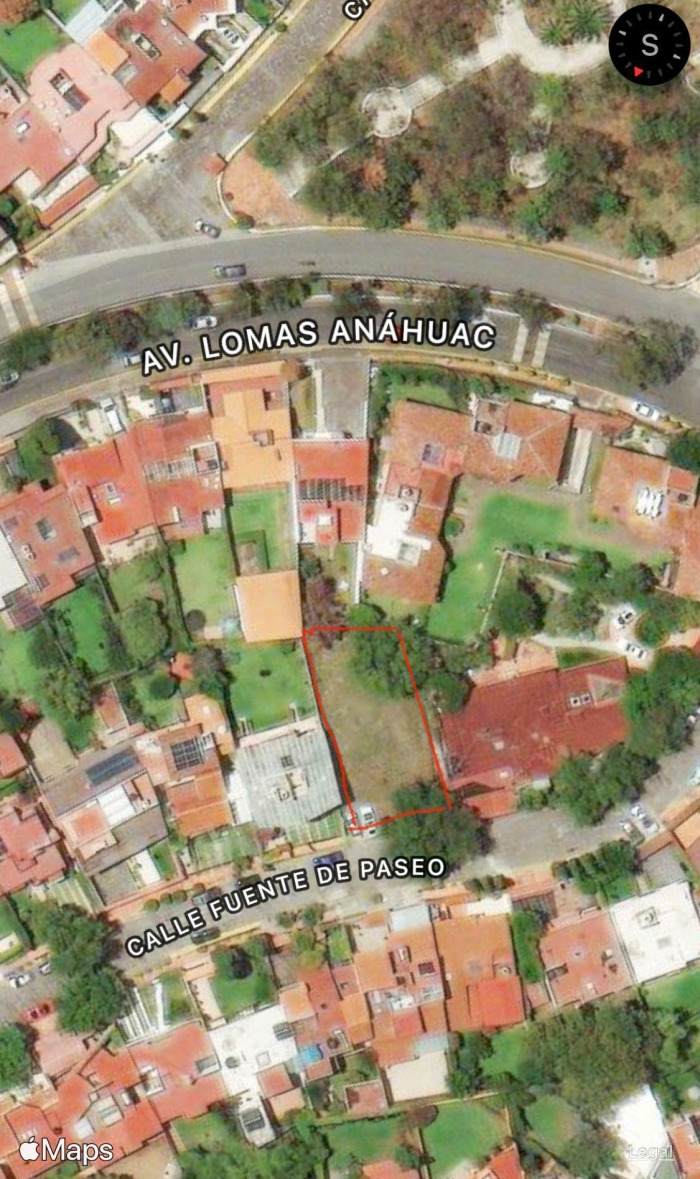 Terreno en venta Lomas de las Palmas, zona Interlomas, Huixquilucan