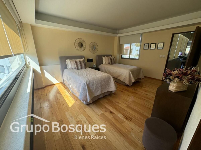 departamento en venta en residencial del bosque, lomas country, huixquilucan