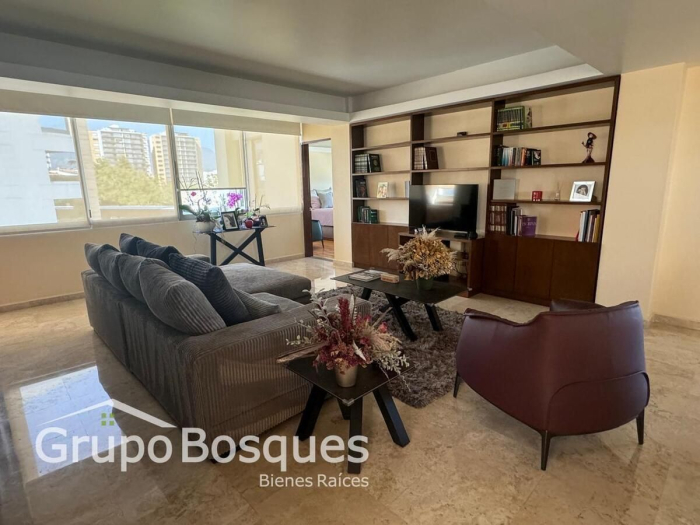 departamento en venta en residencial del bosque, lomas country, huixquilucan