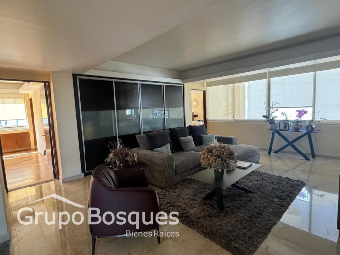 departamento en venta en residencial del bosque, lomas country, huixquilucan