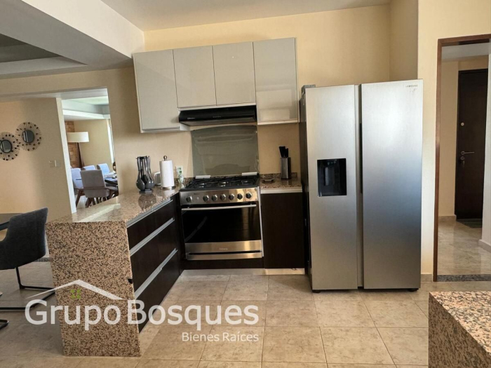 departamento en venta en residencial del bosque, lomas country, huixquilucan