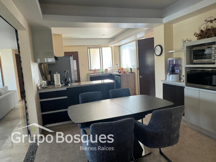 departamento en venta en residencial del bosque, lomas country, huixquilucan