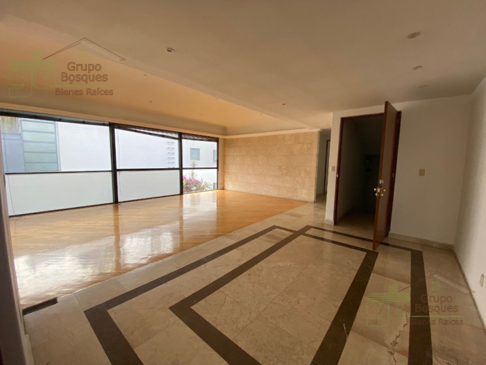 departamento en renta en bosques de reforma, bosque de las lomas
