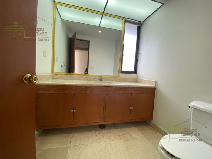 departamento en renta en bosques de reforma, bosque de las lomas